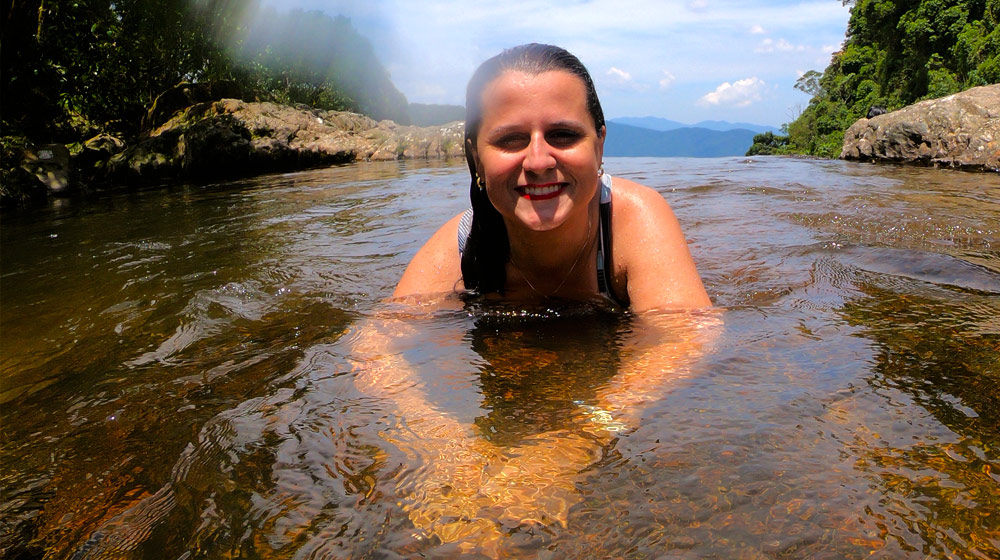 Cachoeira da Torre piscina com borda infinita