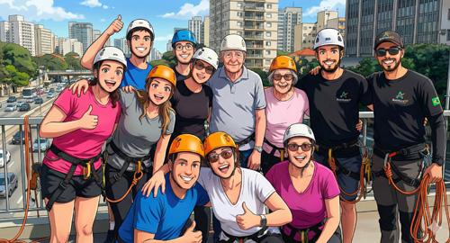 Experi�ncias de aventura para amigos e familiares