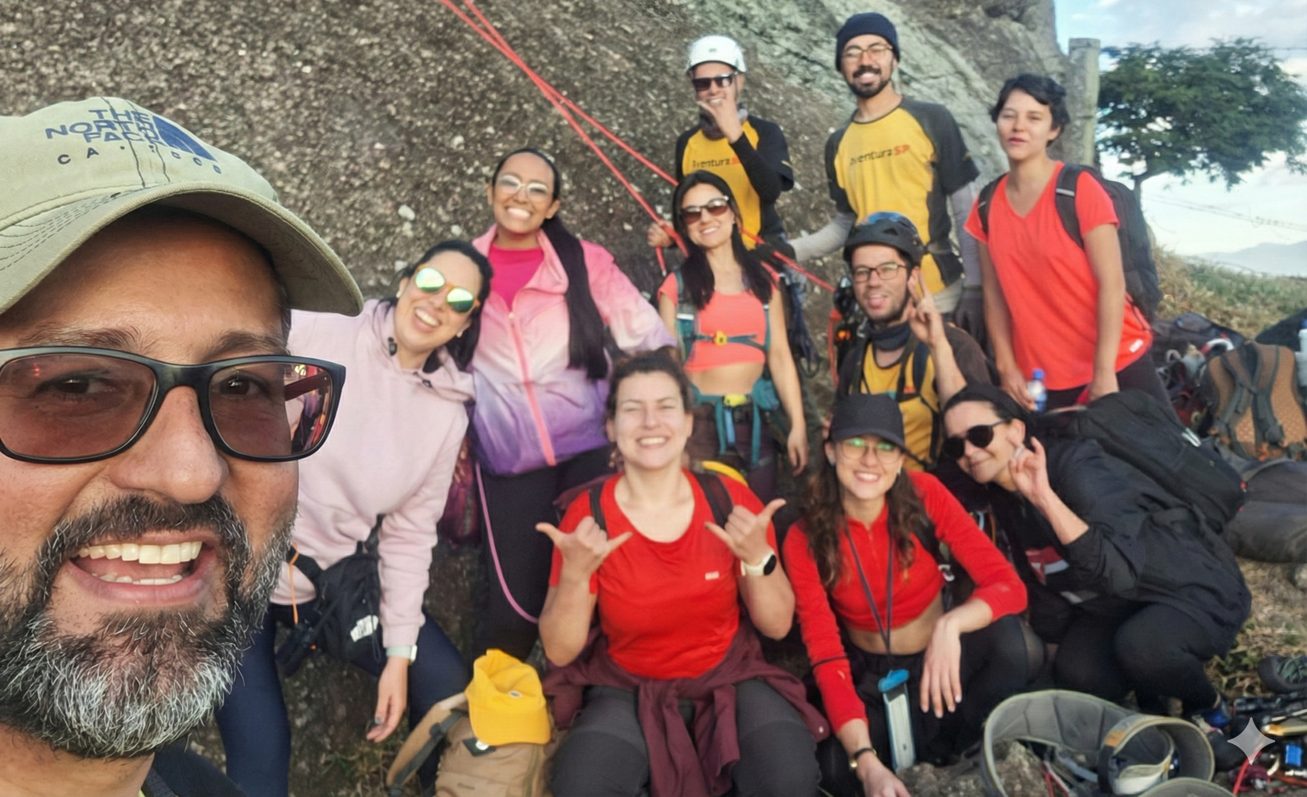 Turismo de Aventura para Grupos em S�o Paulo - Treinamento de Escalada